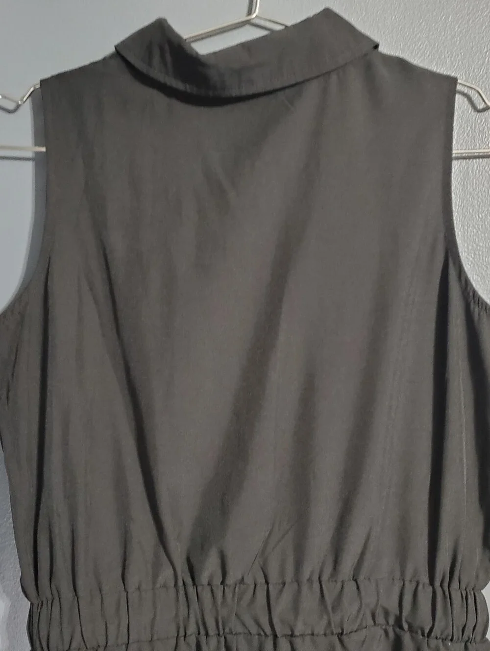 Justice Pac Man Black Sleeveless Zip Romper with Yellow Accents Girl's Size XL